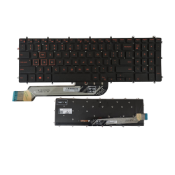 Klaviatūra Dell Inspiron 5565 Vostro 5568 G3 3379 G5 5590 G7 7790 US raudonu apšvietimu Klaviatūra Dell Inspiron 5565 Vostro 5568 G3 3379 G5 5590 G7 7790 US raudonu apšvietimu