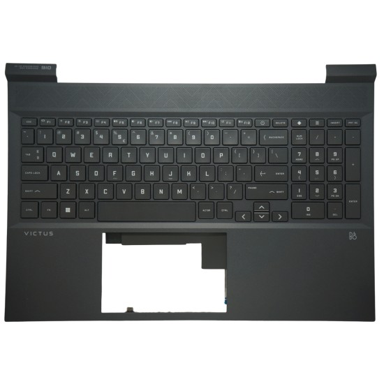 Klaviatūra HP Victus 16-D 16-E M75757-B31 M76862-B31 US su korpusu ir apšvietimu Klaviatūra HP Victus 16-D 16-E M75757-B31 M76862-B31 US su korpusu ir apšvietimu