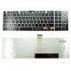 Klaviatūra Toshiba Satellite C850 C855 C870 L850 P850 US sidabriniu rėmeliu