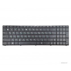 Klaviatūra Asus K52 K53 X55 A52 F75 RU be rėmelio Klaviatūra Asus K52 K53 X55 A52 F75 RU be rėmelio