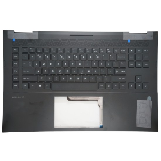 Klaviatūra HP Omen 17-CK N16779-B31 US su korpusu ir spalvotu apšvietimu Klaviatūra HP Omen 17-CK N16779-B31 US su korpusu ir spalvotu apšvietimu