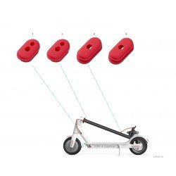 Paspirtuko Xiaomi apsauginės guminės tarpinės vairo apačios laidams Paspirtuko Xiaomi apsauginės guminės tarpinės vairo apačios laidams