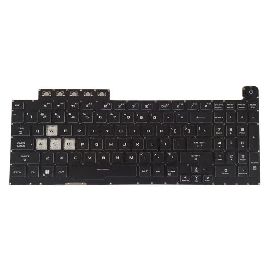 Klaviatūra Asus Gaming FX506 FA506 FX706 FA706 US su spalvotu apšvietimu