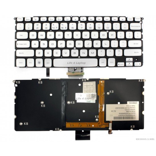 Klaviatūra Dell XPS L511Z L412Z US sidarbrinė su apšvietimu