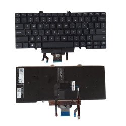 Klaviatūra Dell Latitude 5400 5401 5410 5410 7400 7410 US su apšvietimu Klaviatūra Dell Latitude 5400 5401 5410 5410 7400 7410 US su apšvietimu