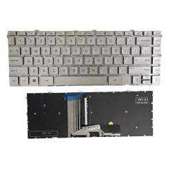 Klaviatūra HP Envy 15-EP 15T-EP US sidabrinė su apšvietimu Klaviatūra HP Envy 15-EP 15T-EP US sidabrinė su apšvietimu