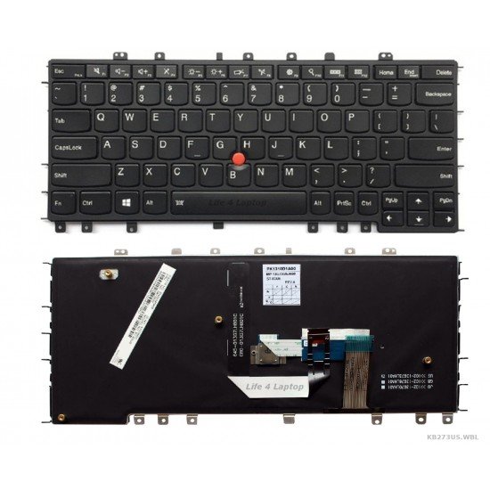 Klaviatūra Lenovo Yoga 12 S1 S240 US su apšvietimu