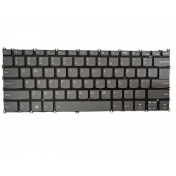 Klaviatūra Lenovo Yoga 7 14IRL8 7 14ARP8 7 14AHP9 7 14IML9 2023 US pilka su apšvietimu Klaviatūra Lenovo Yoga 7 14IRL8 7 14ARP8 7 14AHP9 7 14IML9 2023 US pilka su apšvietimu