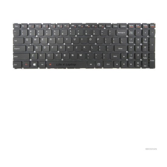Klaviatūra Lenovo E520-15 700-17ISK 700-15ISK US