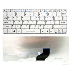 Klaviatūra Acer Aspire one D257 D255 532H 521 D260 US balta Klaviatūra Acer Aspire one D257 D255 532H 521 D260 US balta