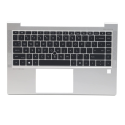 Klaviatūra HP Elitebook 840 G7 840 G8 US su apšvietimu ir korpusu Klaviatūra HP Elitebook 840 G7 840 G8 US su apšvietimu ir korpusu
