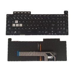 Klaviatūra Asus Gaming FX506 FA506 FX706 FA706 US su spalvotu apšvietimu Klaviatūra Asus Gaming FX506 FA506 FX706 FA706 US su spalvotu apšvietimu