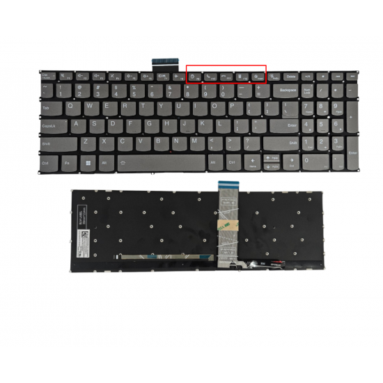 Klaviatūra Lenovo V15 G2-ALC V15 G2-ITL V15 G2-IJL US su apšvietimu Klaviatūra Lenovo V15 G2-ALC V15 G2-ITL V15 G2-IJL US su apšvietimu