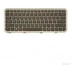 Klaviatūra HP Pavilion DM3-1000 DM3-2000 DM3-3000 US su sidabriniu rėmeliu Klaviatūra HP Pavilion DM3-1000 DM3-2000 DM3-3000 US su sidabriniu rėmeliu