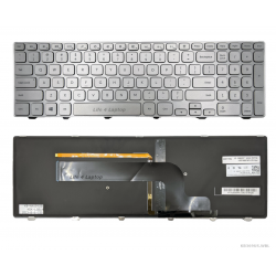 Klaviatūra Dell Inspiron 7537 US sidarbinė su apšvietimu