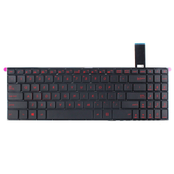 Klaviatūra Asus FX570 YX570 F570 US su raudonu apšvietimu