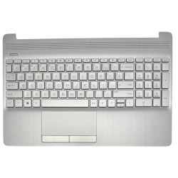 Klaviatūra HP Notebook 15-dw 15s-du 15s-dy L52022-B31 US su korpusu ir apšvietimu
