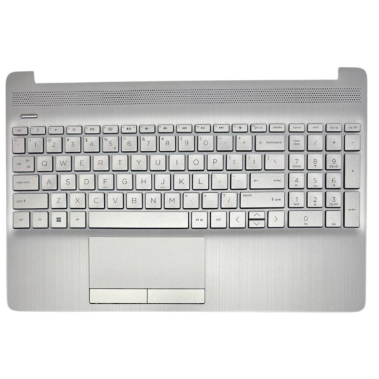 Klaviatūra HP Notebook 15-dw 15s-du 15s-dy L52022-B31 US su korpusu ir apšvietimu Klaviatūra HP Notebook 15-dw 15s-du 15s-dy L52022-B31 US su korpusu ir apšvietimu