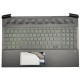 Klaviatūra HP Pavilion Gaming 15-EC L72597-031 UK su korpusu ir žaliu apšvietimu