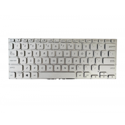 Klaviatūra Asus X409 A412 X412 R423 R424 US sidabrinė