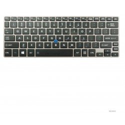 Klaviatūra Toshiba Portege Z30-A US su sidabriniu rėmeliu Klaviatūra Toshiba Portege Z30-A US su sidabriniu rėmeliu