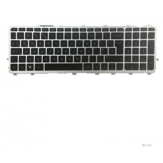 HP ENVY 15-j100 Klaviatūra UK Juoda