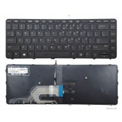 Klaviatūra HP Probook 430 G3 440 G3 445 G3 US su apšvietimu Klaviatūra HP Probook 430 G3 440 G3 445 G3 US su apšvietimu