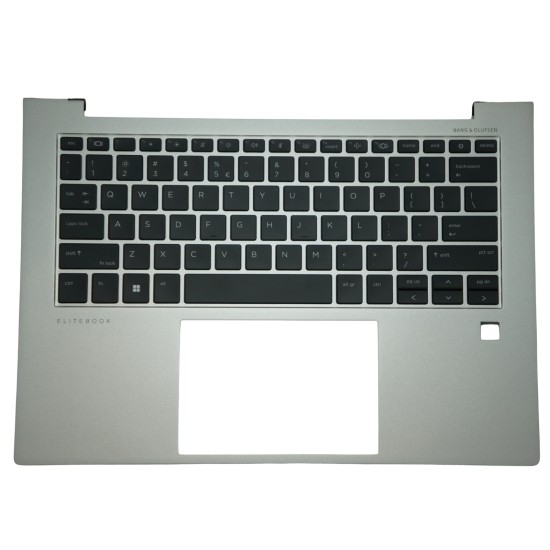 Klaviatūra HP Elitebook 840 G9 N09058-B31 US su korpusu ir apšvietimu Klaviatūra HP Elitebook 840 G9 N09058-B31 US su korpusu ir apšvietimu