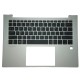 Klaviatūra HP Elitebook 840 G9 N09058-B31 US su korpusu ir apšvietimu Klaviatūra HP Elitebook 840 G9 N09058-B31 US su korpusu ir apšvietimu