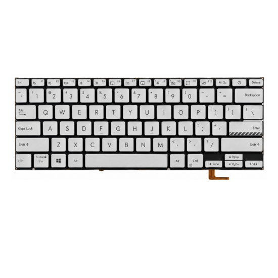 Klaviatūra Asus Vivobook X1402 X1403 M1402 A1403 X1404 US sidarbinė su apšvietimu