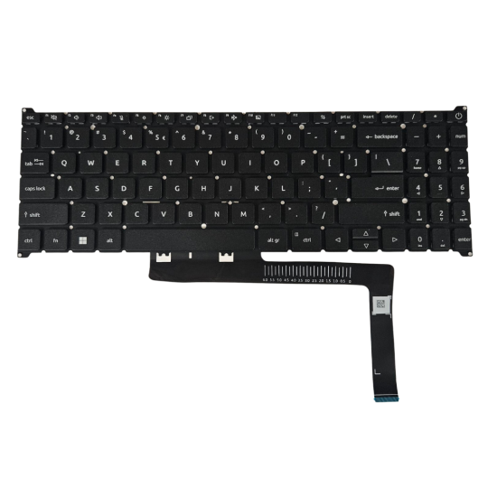 Klaviatūra Acer Aspire A315-59 A715-76 A715-51G A515-57 US