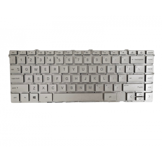 Klaviatūra HP Envy 15-EP 15T-EP US sidabrinė su apšvietimu Klaviatūra HP Envy 15-EP 15T-EP US sidabrinė su apšvietimu