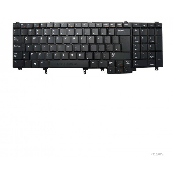 Klaviatūra Dell Latitude E5520 E5530 E6520 E6530 US