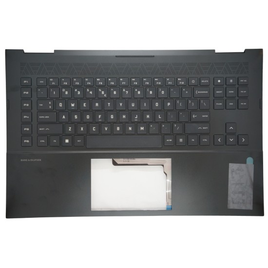 Klaviatūra HP Omen 17-CK M57142-B31 US su korpusu ir spalvotu apšvietimu Klaviatūra HP Omen 17-CK M57142-B31 US su korpusu ir spalvotu apšvietimu