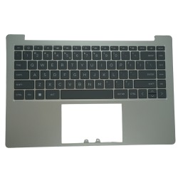 Klaviatūra HP Notebook 14-em 14z-em N35870-B31 N38397-B31 US su korpusu ir apšvietimu