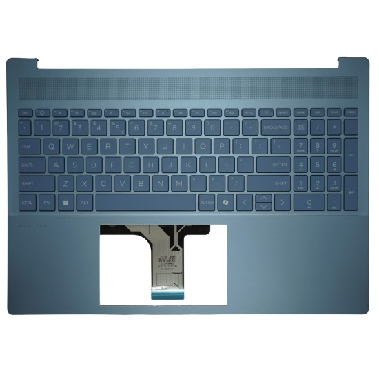 Klaviatūra HP Pavilion 16-AG 16-AF 16Z-AG 16T-AF N95996-B31 N97541-B31 US su korpusu ir apšvietimu Klaviatūra HP Pavilion 16-AG 16-AF 16Z-AG 16T-AF N95996-B31 N97541-B31 US su korpusu ir apšvietimu