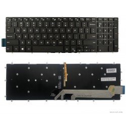 Klaviatūra Dell Inspiron 5565 Vostro 5568  G3 3379 G5 5590 G7 7790 US su apšvietimu Klaviatūra Dell Inspiron 5565 Vostro 5568  G3 3379 G5 5590 G7 7790 US su apšvietimu