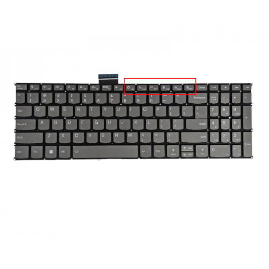 Klaviatūra Lenovo V15 G2-ALC V15 G2-ITL V15 G2-IJL US su apšvietimu Klaviatūra Lenovo V15 G2-ALC V15 G2-ITL V15 G2-IJL US su apšvietimu