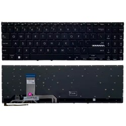 Klaviatūra Asus X1502VA X1502ZA X1603ZA M1503Q M1503Z X1605V M1502I M1603Q US su apšvietimu