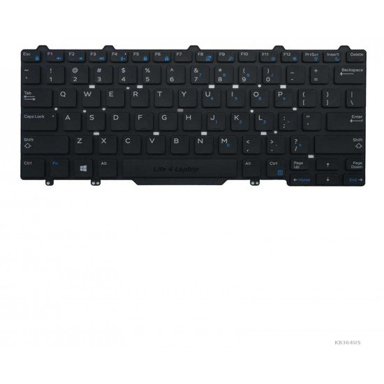 Klaviatūra Dell Letitude E3340 E5450 E7450 US