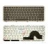 Klaviatūra HP Pavilion DM3-1000 DM3-2000 DM3-3000 US su sidabriniu rėmeliu