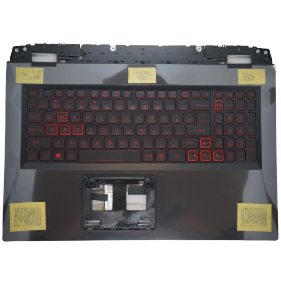 Keyboard Acer Nitro AN517-42 AN517-55 6B.QG1N2.001 US su korpusu ir raudonu apšvietimu Keyboard Acer Nitro AN517-42 AN517-55 6B.QG1N2.001 US su korpusu ir raudonu apšvietimu