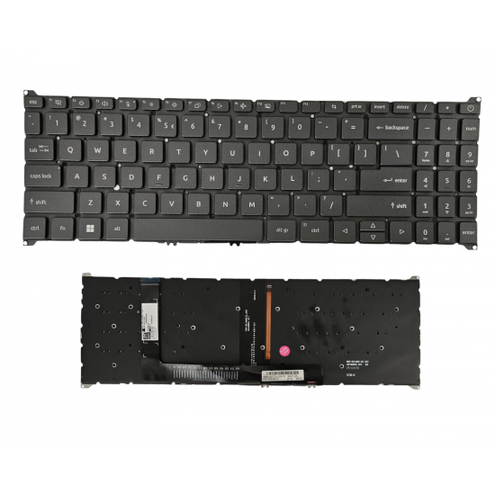 Klaviatūra Acer Aspire A315-59 A715-76 A715-51G A515-57 US su apšvietimu Klaviatūra Acer Aspire A315-59 A715-76 A715-51G A515-57 US su apšvietimu