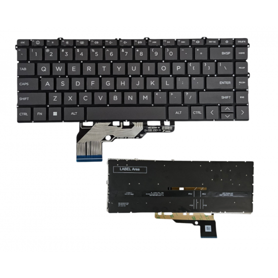 Klaviatūra HP Envy 15-FH 15-FE US su apšvietimu Klaviatūra HP Envy 15-FH 15-FE US su apšvietimu
