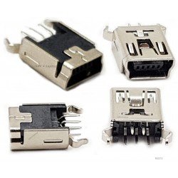 Mini USB lizdas 