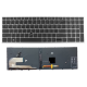 Klaviatūra HP Elitebook 850 G5 755 G5 US su sidabriniu rėmeliu ir apšvietimu