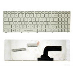 Klaviatūra Asus K52 K53 X55 A52 F75 US balta Klaviatūra Asus K52 K53 X55 A52 F75 US balta