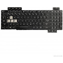 Klaviatūra Asus FX504 FX505 US su spalvotu apšvietimu Klaviatūra Asus FX504 FX505 US su spalvotu apšvietimu