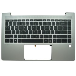 Klaviatūra HP Elitebook 645 G9 N01846-B31 su korpusu ir apšvietimu