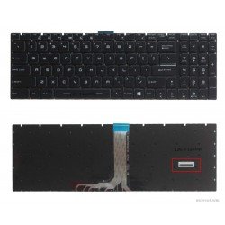 Klaviatūra MSI GE63 GE73 GS63 GS73 US su spalvotu apšvietimu Klaviatūra MSI GE63 GE73 GS63 GS73 US su spalvotu apšvietimu